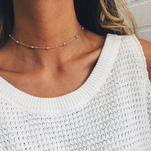 Stargaze Jewelry Satellite Chain Choker